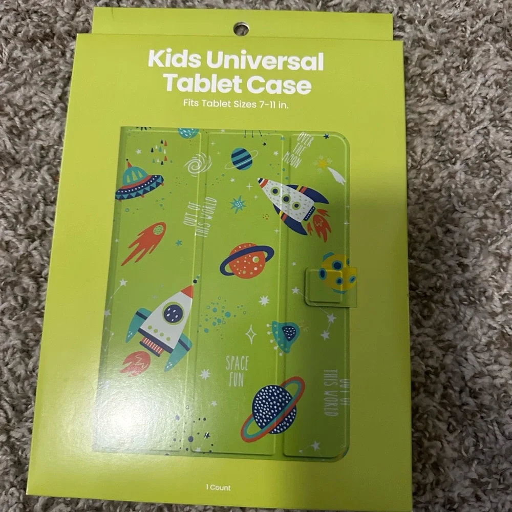 GEMS Kids Space Universal Tablet Case Green Fits Tablets up to 11